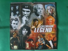 CALENDARIO LEGEND DOPPIA DATA 2006-2007 CON ICONE DEL CINEMA E DELLA MUSICA