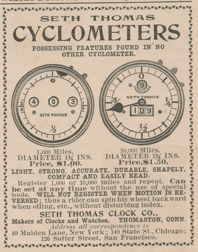 Seth thomas ciclometri - seth,