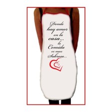 grembiule cucina bianco donna