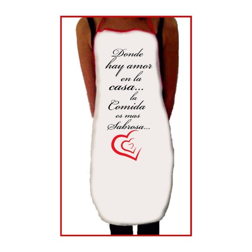 Grembiule cucina bianco - grembiule, donna