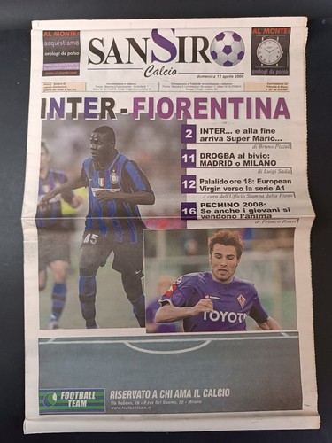 Giornale san siro - giornale, inter