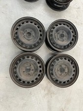 4 cerchi ferro usati 15 pollici Originali VW GOLF 5 6 7 6x15 5x112 et 47 57.1