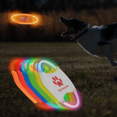 Anello led per cani frisbee - per,