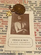 RARO LOTTO RELIQUIE legno inciso Monte Tabor - Trasfigurazione di Gesù: '900!!!