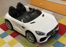Mercedes-Benz 12V Macchina Elettrica per Bambini - Bianca