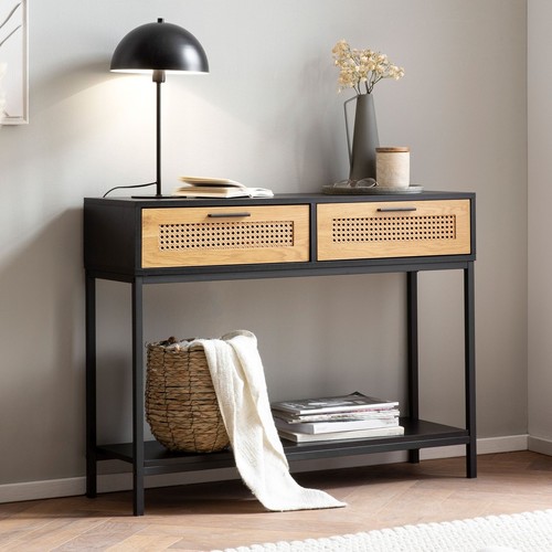 Finebuy tavolo consolle nero - tavolo,