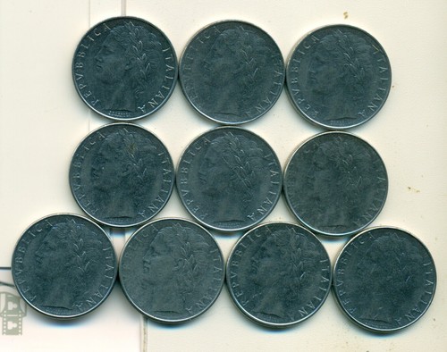 Diverse monete 100 lire - monete, da