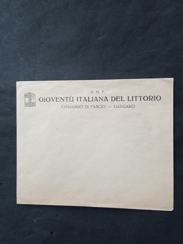 Busta gioventù italiana - gioventù,