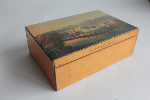 Scatola legno dipinto - legno,