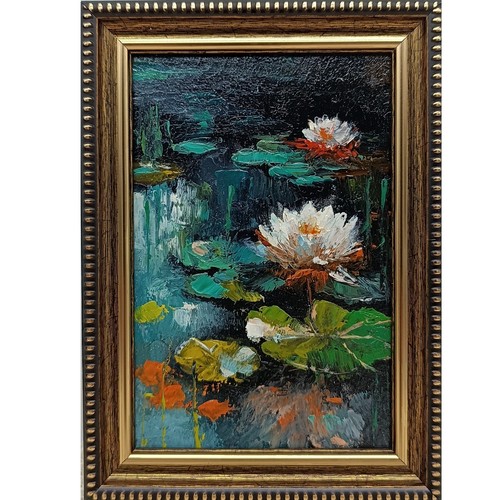 Dipinto olio originale ninfee