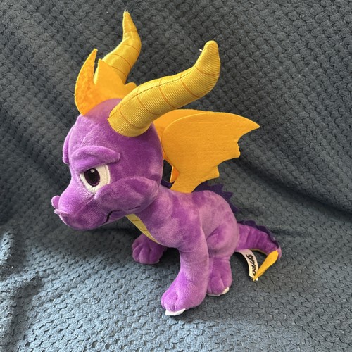 Peluche drago spyro viola - peluche,