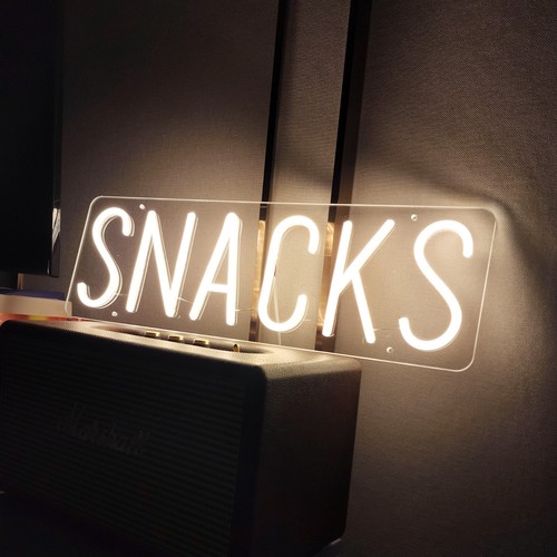 Neonlicht snacks led schild - neonlicht,