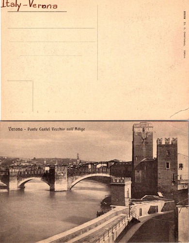 Verona italia cartolina - verona,