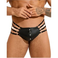 Perizoma uomo, slip pelle