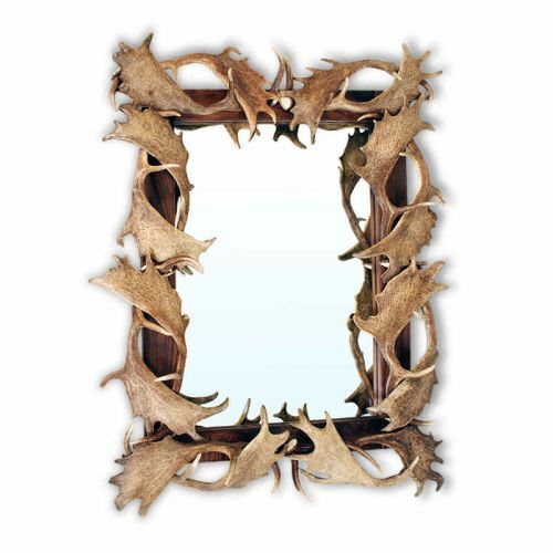 Specchio con vere corna - , di