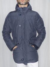 Cappotto Piumino Parka Giubotto Giacca Lunga Blu Navy Piuma Levi's (Taglia S)