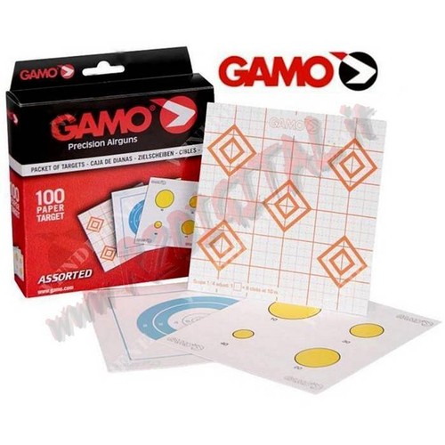 Bersaglio 14x14 gamo assortiti - bersaglio,