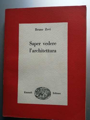 Bruno zevi saper - zevi,