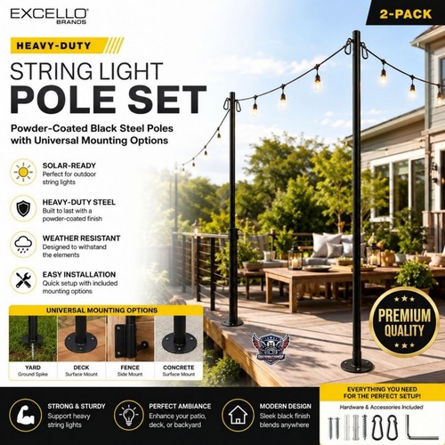 Set pali leggeri stringa - 2,