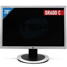 LG L204WT 20"WIDE MONITOR LCD SCHERMO VGA DVI COMPUTER FISSO DVR CASSA  PC