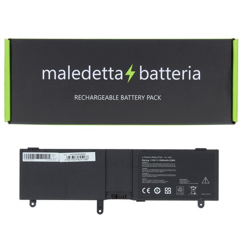 Batteria nero 3500 mah - 15, v