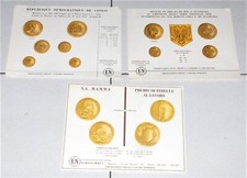EURONUMMUS medaglie 3 CATALOGHI fogli CONGO ALBANIA MAMMA