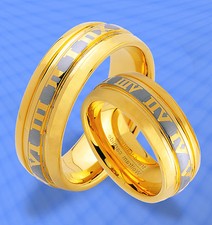 2 FEDI NUZIALI IN TUNGSTENO