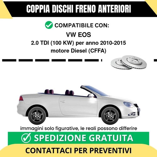 Coppia dischi freno anteriori - dischi,