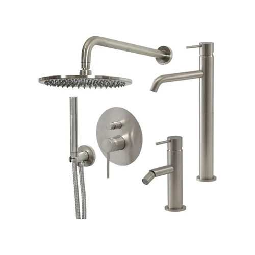 Set miscelatore lavabo alto