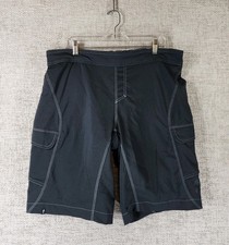 Pantaloncini Ciclismo MTB Specializzati Uomo XL Nero Relaxed Fit Cargo Imbottiti Coulisse