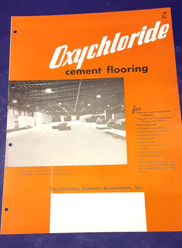 Oxychloride cement asbestos - oxychloride,