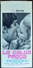 LOCANDINA ORIGINALE LA CALDA PREDA 66 LA CUREE ROGER VADIM JANE FONDA