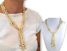 Collana etnica perline di - collana,