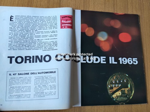 1965 salone automobile - salone, di