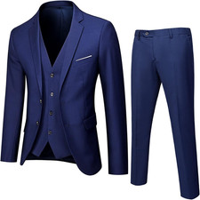 Uomo Slim Fit 3 Pezzi Abiti