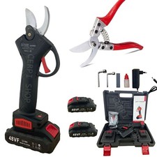KIT FORBICI A BATTERIA DA POTATURA  2 BATTERIE 48V + CESOIA MANUALE+ ASSISTENZA