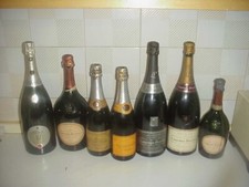 Berlucchi Laurent Perrier 7 bottiglie espositive vuote sigillate da collezione