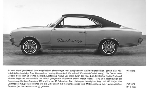 Opel commodore coupé - opel,