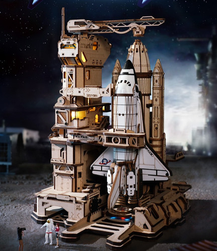 Rokr space shuttle puzzle - rokr, 3d