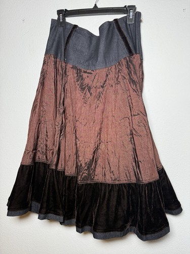 Gonna vintage y2k marrone - vintage, e