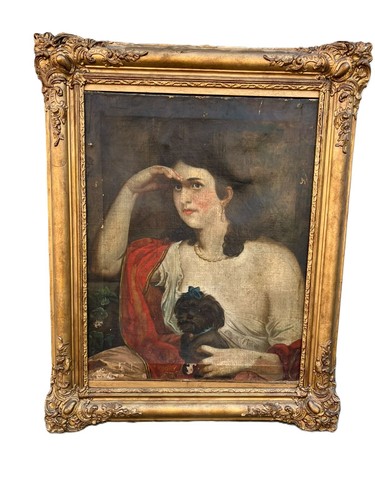 Quadro rafigurante donna con - quadro,