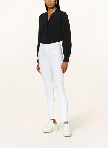 Jeans donna jacob cohen bianco - jeans,