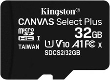 Micro SD 32GB KINGSTON Canvas Select plus 100 MB/s