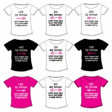 MAGLIETTA T-SHIRT ADDIO AL NUBILATO  Sposa Matrimonio PARTY Festa