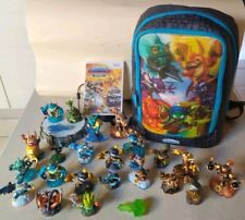 Lotto 24 personaggi Skylanders, Zaino Originale Activision,Portale E Gioco Wii 