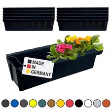 Pallet Fioriera 10er-Set Nero