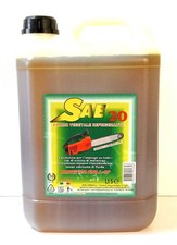 OLIO  VEGETALE  PROTETTIVO PER CATENA MOTOSEGA 5 LITRI