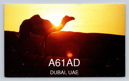 Radioamatore qsl a61ad dubai - radioamatore,