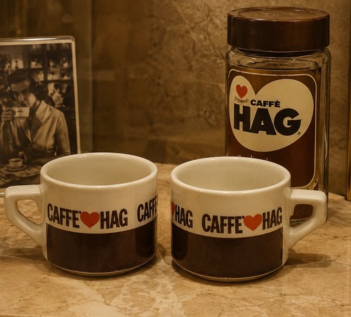 Vintage caffè hag - vintage, advertising