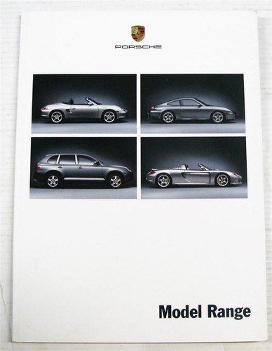 Porsche model range brochure - model,